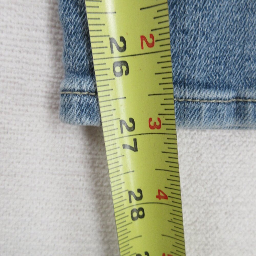 7 For All Mankind Josephina Skinny Boyfriend Jeans Size 26 Light Wash - Picture 12 of 16